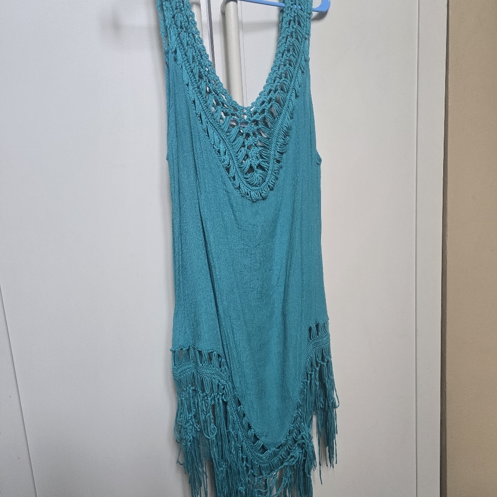 Teal Bathing Suit Cover